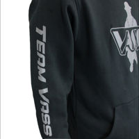 Vass Team Printed Black Hoodies